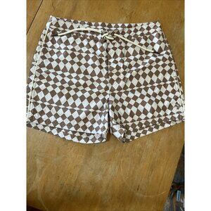 Dandy Del Mar The Riviera Trunks Men's Size 29 Cabana Swim Shorts Diamond Retro